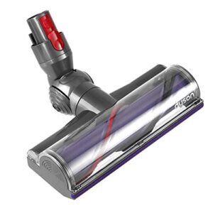 dyson v10 v12 cyclone cordless vacuum cleaner direct drive cleaner head turbine floor tool, grey & purple