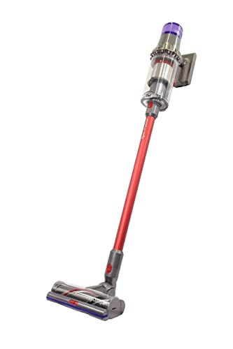 Dyson V11 Animal+ Cordless Red Wand Stick Vacuum Cleaner with 10 Tools Including High Torque Cleaner Head | Rechargeable, Cord-Free, Lightweight, Powerful Suction | Limited Red Edition (Renewed)