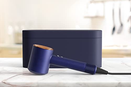 Limited Edition Dyson Supersonic Hair Dryer with ClothZen Cleaning Cloth – Includes Flyaway Attachment, Styling Concentrator, Diffuser, Gentle Air Attachment & Wide-Tooth Comb – Prussian-Blue