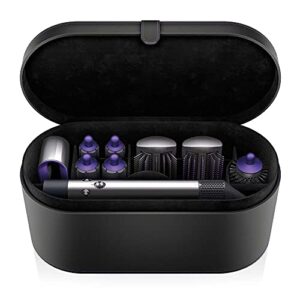 dyson airwrap complete styler inblack/purple, for multiple hair types and styles (renewed)