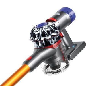 Dyson V8 Absolute Cordless Stick Vacuum Cleaner: Bagless, HEPA Filter, Telescopic Handle, Rotating Brushes, Battery Operated, Portable, Up to 40 Min Runtime + Clean & Carry Kit, Yellow