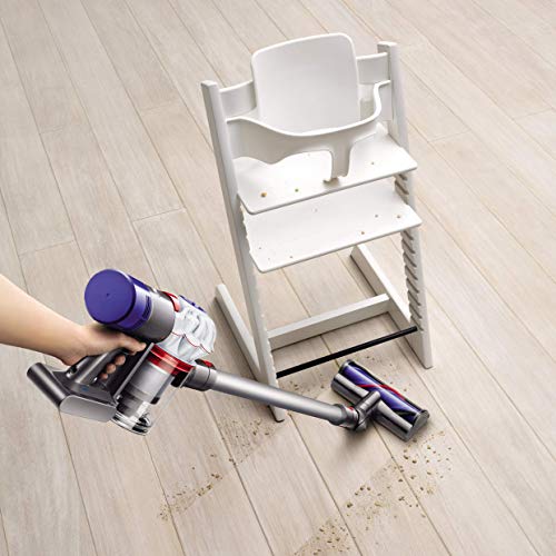 Dyson V7 Cordless Allergy HEPA Vacuum, White (Renewed)