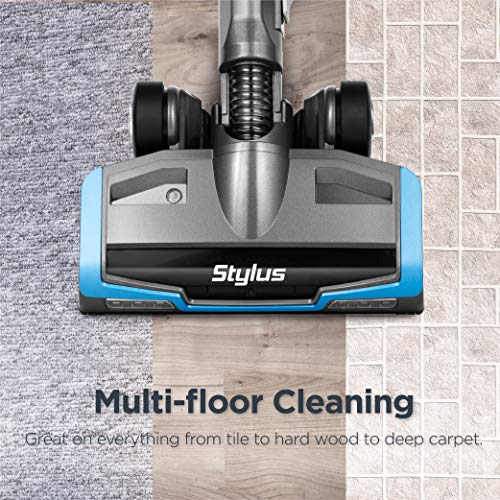 Eureka Lightweight Cordless Vacuum Cleaner, High Efficiency Powerful Motor LED Headlights, Convenient Stick and Handheld Vac, Grey