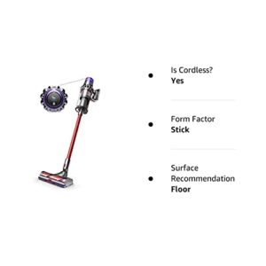 Dyson V11 Outsize Cordless Vacuum Cleaner, Nickel/Red (Renewed)