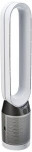 dyson pure cool, tp04 – hepa air purifier and tower fan, white/silver