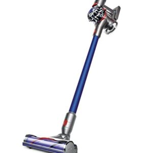 Dyson V8 Motorhead Extra Cordless Stick Vacuum Cleaner, for Home, Powerful Suction, Ergonomic Handle, Cordless, Built-in Battery, Lightweight, Height Adjustable, Whole Machine Filtration-Blue