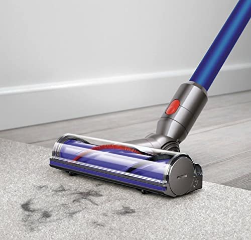 Dyson V8 Motorhead Extra Cordless Stick Vacuum Cleaner, for Home, Powerful Suction, Ergonomic Handle, Cordless, Built-in Battery, Lightweight, Height Adjustable, Whole Machine Filtration-Blue