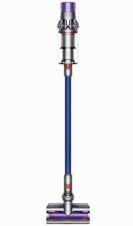 Dyson V10 Allergy Cordless Stick Vacuum Cleaner: 14 Cyclones, Fade-Free Power, Whole Machine Filtration, Hygienic Bin Emptying, Wall Mounted, Up to 60 Min Runtime, Blue