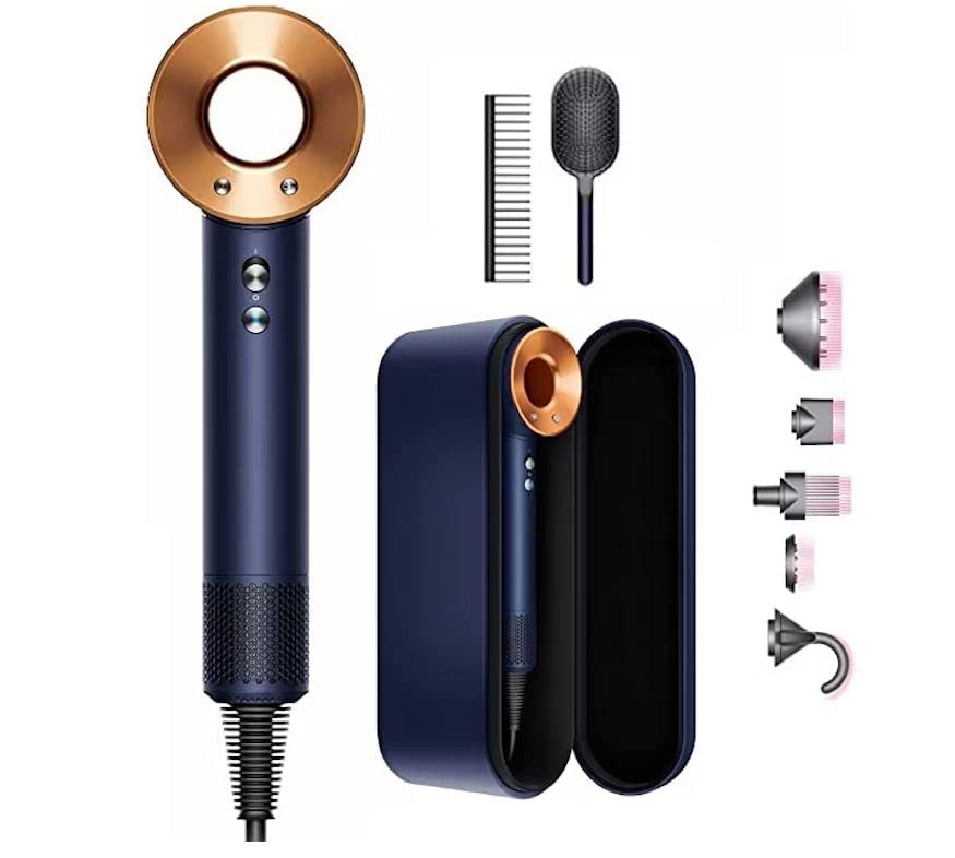 Dyson Supersonic Hair Dryer with Presentation case and Brush Set -Prussian Blue and Rich Copper