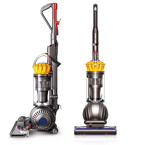 Dyson Ball Total Clean Upright Vacuum Cleaner I Bagless I Washable Filter I HEPA Filtration I Self Adjusting Cleaner Head I Hygienic Bin Emptying I Instant Release Wand I Iron/Yellow