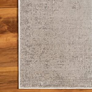 Unique Loom Sofia Collection Area Rug - Casino (5' 1" x 8', Gray/ Beige)