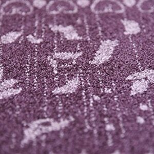 Unique Loom La Jolla Collection Farmhouse, Contemporary, Botanical, Traditional, Vintage Area Rug, 10 x 13 ft, Violet/Dark Purple