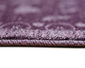 Unique Loom La Jolla Collection Farmhouse, Contemporary, Botanical, Traditional, Vintage Area Rug, 10 x 13 ft, Violet/Dark Purple