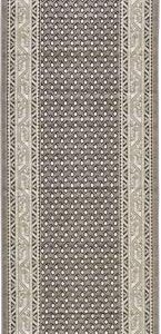 Unique Loom Williamsburg Collection Traditional Border with Dotted Center Area Rug, Runner 2' 9" x 9' 10", Gray/Beige