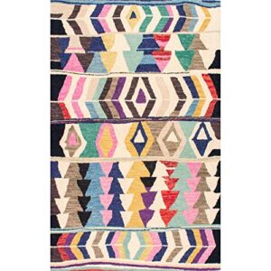 nuLOOM Ofelia Bohemian Wool Area Rug, 5' x 8', Multi