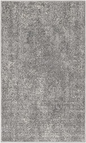 Unique Loom Portland Collection Area Rug - Woodburn (3' 3" x 5' 3" Rectangle, Gray/Ivory)