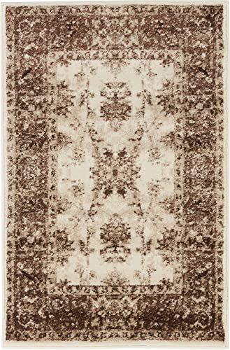 Unique Loom Rushmore Collection Area Rug - Lincoln (3' 3" x 5' 3" Rectangle, Cream/Beige)