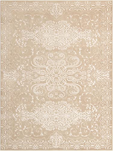 Unique Loom Rushmore Collection Area Rug - Adams (9' x 12' Rectangle, Beige/Ivory)