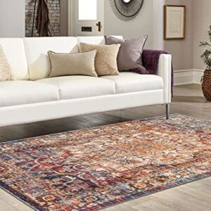 Unique Loom Isabella Collection Area Rug - Adjani (10' x 14' Rectangle, Multi/Beige)