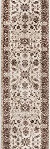 Unique Loom Rushmore Collection Area Rug - Lincoln (2' 6" x 13' 1" Runner, Cream/Beige)