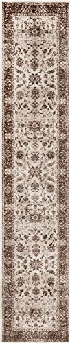 Unique Loom Rushmore Collection Area Rug - Lincoln (2' 6" x 13' 1" Runner, Cream/Beige)