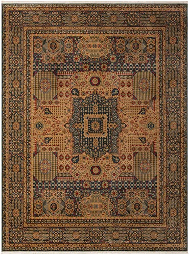 Unique Loom Palace Collection Area Rug (10' x 13' 1" Rectangle, Blue/Red)