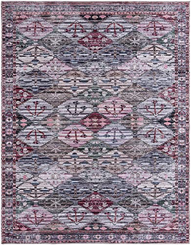 Unique Loom Mangata Collection Area Rug - Maya (Rectangular 10' 6" x 13' 0", Multi/ Blue)