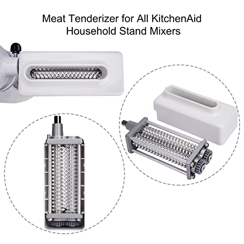 [UPGRADE] Meat Tenderizer Attachment for All KitchenAid Household Stand Mixers- Mixers Accesssories Meat Tenderizers No More Jams and Break