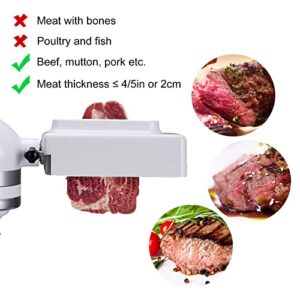 [UPGRADE] Meat Tenderizer Attachment for All KitchenAid Household Stand Mixers- Mixers Accesssories Meat Tenderizers No More Jams and Break