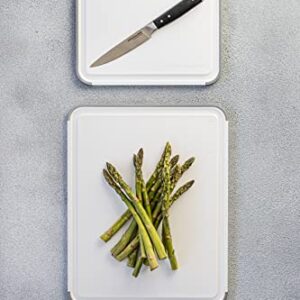 KitchenAid Classic 2pc Polypropylene Chopping Board Set, 20 x 25cm, 35 x 28cm