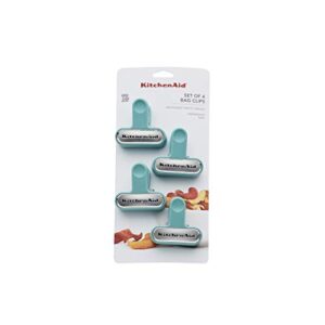 KitchenAid Classic Small Bag Clips, Set of 4, Aqua Sky