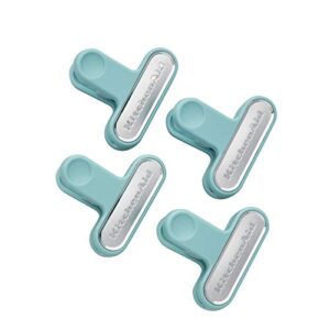 KitchenAid Classic Small Bag Clips, Set of 4, Aqua Sky