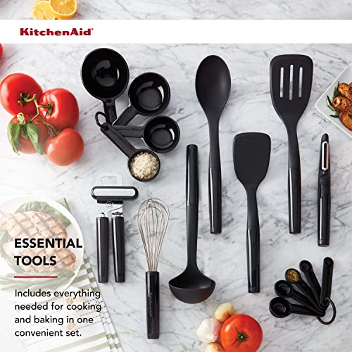 KitchenAid Universal Tool and Gadget Set, 16 Piece, Black