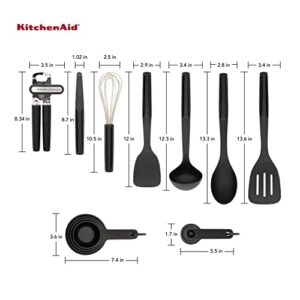 KitchenAid Universal Tool and Gadget Set, 16 Piece, Black