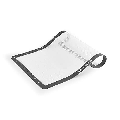 KitchenAid Silicone Baking Mat, 9x14-Inch, Gray