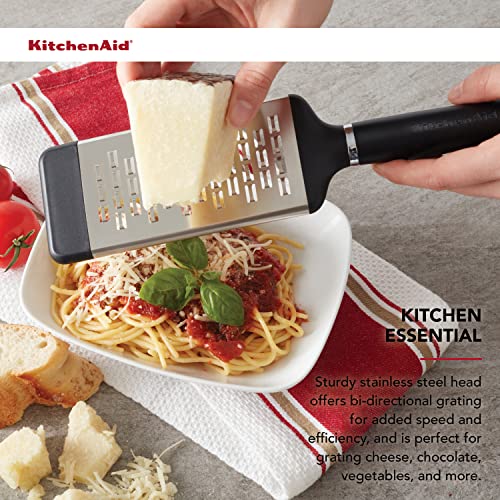 KitchenAid Gourmet Etched Medium Grater, One Size, Black