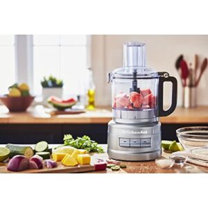 KitchenAid KFP0718CU Food Processor, 7 Cup, Contour Silver