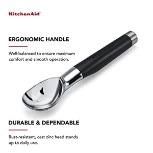 KitchenAid Gourmet Ice Cream Scoop, One Size, Matte Black