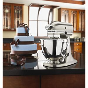 KitchenAid KSM152PSNK 5-Qt. Custom Metallic Series with Pouring Shield - Brushed Nickel