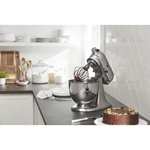 KitchenAid KSM152PSNK 5-Qt. Custom Metallic Series with Pouring Shield - Brushed Nickel