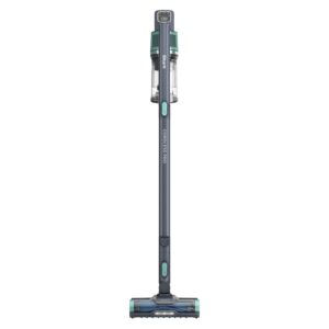 shark iz631h cordless pro vacuum with powerfins and self-cleaning brushroll, includes upholstery tool & crevice tool, up to 60 minute runtime, hepa filtration, cordless vacuum, dark grey/mojito