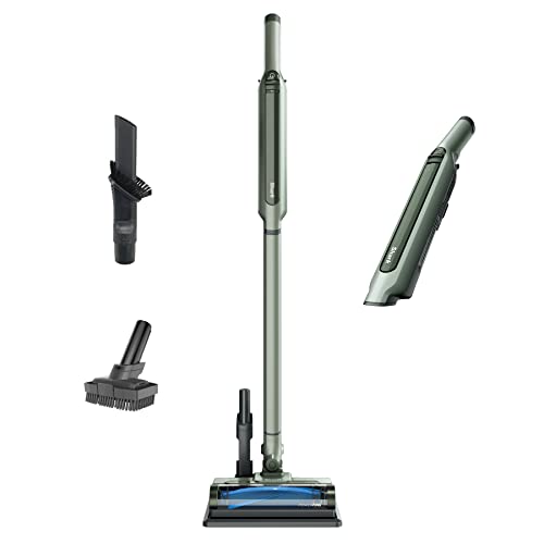 Shark WS642GN WANDVAC System Pet Ultra-Lightweight Powerful Cordless Stick Vacuum with Charging Dock, Green, 0.013 Qt. Capacity