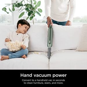 Shark WS642GN WANDVAC System Pet Ultra-Lightweight Powerful Cordless Stick Vacuum with Charging Dock, Green, 0.013 Qt. Capacity