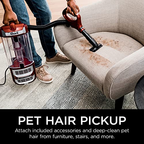 Shark ZD402 Rotator Lift-Away Upright Vacuum with PowerFins, Self-Cleaning Brushroll, HEPA Filtration, Swivel Steering, Precision Duster, Crevice Tool & Upholstery Tool, Perfect for Pets, Paprika