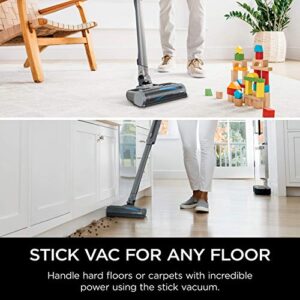 Shark WANDVAC System WS632 Ultra-Lightweight Powerful Cordless Stick Vacuum with Charging Dock, Grey (Renewed)