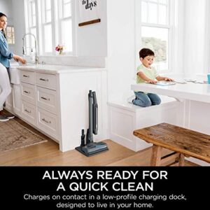 Shark WANDVAC System WS632 Ultra-Lightweight Powerful Cordless Stick Vacuum with Charging Dock, Grey (Renewed)