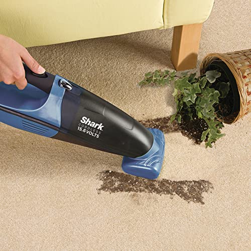 Shark Pet-Perfect Cordless Bagless Portable Hand Vacuum for Carpet and Hard Floor with Rechargeable 15.6V Battery (SV75Z), Gray