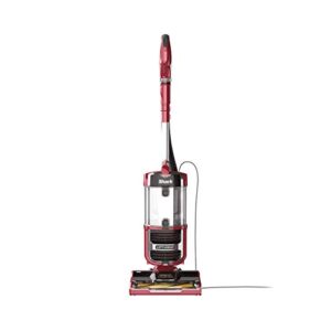 shark navigator upright vacuum with lift-away, zero-m anti-hair wrap technology, anti-allergen + hepa filter and swivel steering (zu561), red peony (renewed)