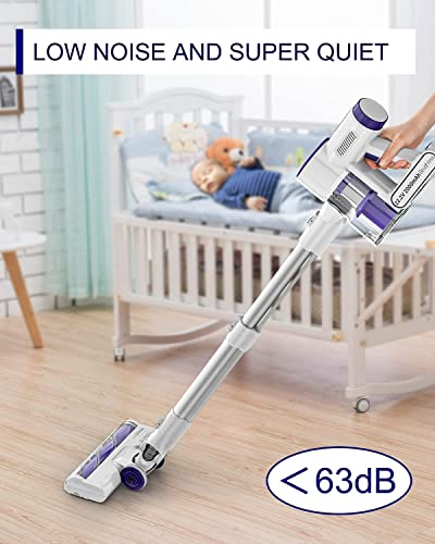 ORFELD Cordless Vacuum Cleaner, 24000Pa Powerful Cordless Vacuum, 6 in 1 Lightweight Stick Vacuum with Brushless Motor - 40 Min Runtime, for Pet Hair Carpet Car Hardwood Floor Cleaning