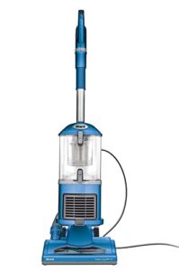 shark navigator nv351 blue powered lift-away truepet upright corded bagless vacuum for carpet and hard floor with hand vacuum and anti-allergy (renewed)